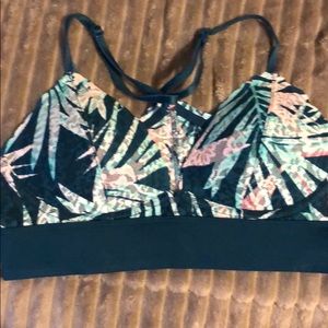 Pink brallette teal color